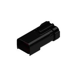 1 pcs : 54200612 - Automotive Connectors 6 way Male APEX 2.8 Sealed Black CONN
