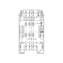 1 pcs : SF7W006S1AR1000 - Memory Card Connectors 2.54MM SIM CARD SMT SMT