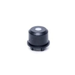 1 pcs : 1ES096 - Switch Bezels / Switch Caps Button Black/ Lens Frosted White