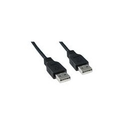 1 pcs : 3021059-01M - USB Cables / IEEE 1394 Cables USB 2.0 M TO M STRAT 1M CORD BLACK