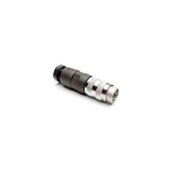 1 pcs : T 3300 002 - DIN Connectors STRAIGHT MALE 4P 6-8MM SLVR PLT