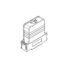 1 pcs : 173111-0112 - D-Sub Backshells FCT HOOD S1 0 DEG SHLD PLSTC W/THRD