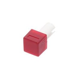 1 pcs : 324-0071 - Switch Bezels / Switch Caps 1/2 SQUARE RED CAP