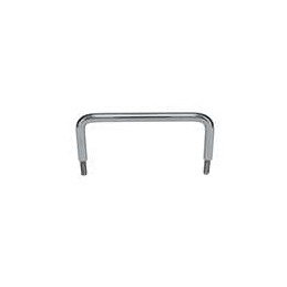 1 pcs : H-9161-B - Racks & Rack Cabinet Accessories 5.25' Mounting Center Handle, Chrome