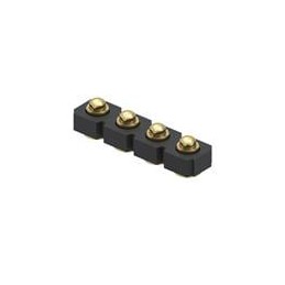 1 pcs : 815-22-004-30-001101 - Headers & Wire Housings Spring-Loaded Hdr,1R Vert Mount, SMT, 4P