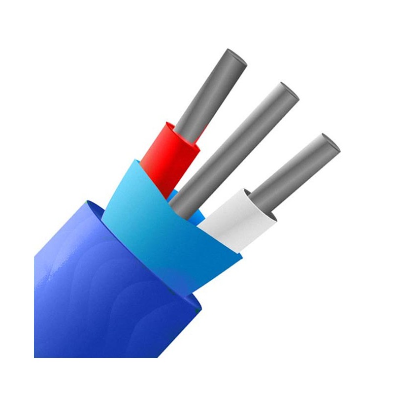 1 pcs - RS PRO Type K Thermocouple Wire, 200m, Screened, PVC Insulation, +105°C Max, 7/0.2mm