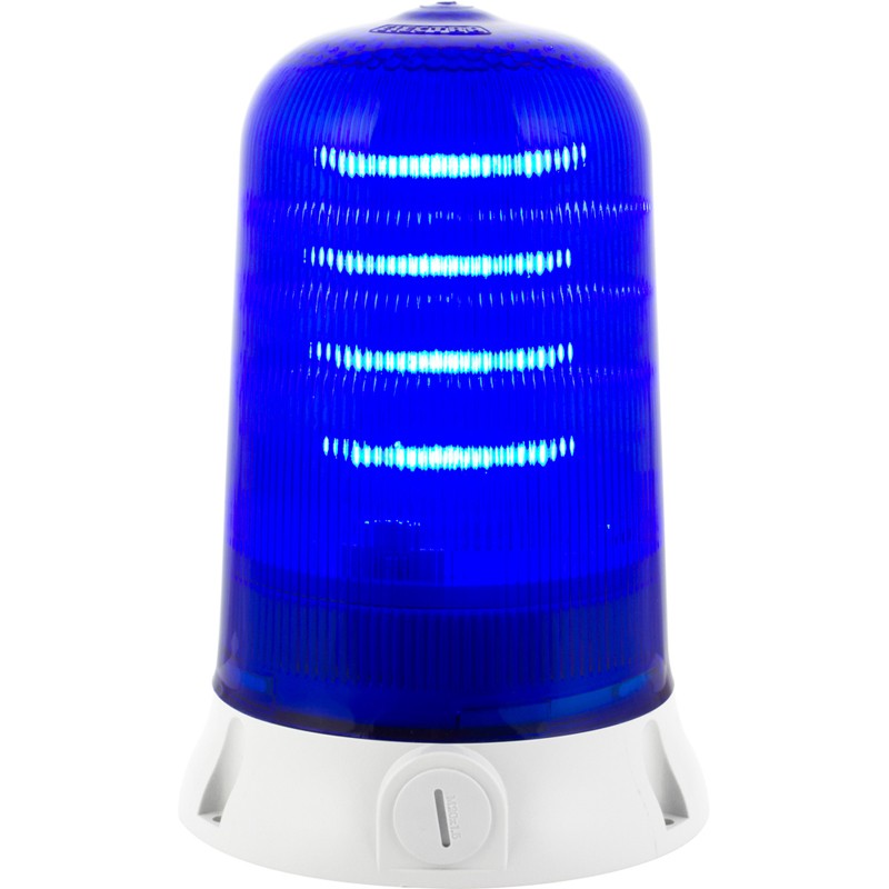 1 pcs - RS PRO Blue Multiple Effect Beacon, 90 - 240 V, Base Mount, LED Bulb, IP65