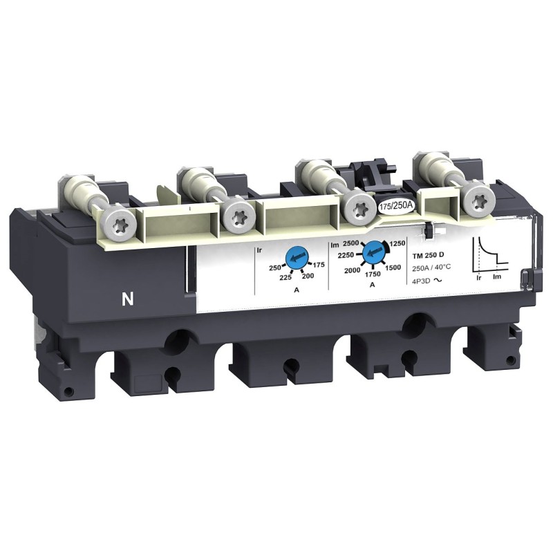 1 pcs - Schneider Electric ComPact Trip Unit for use with Compact NSX 250 circuit breakers