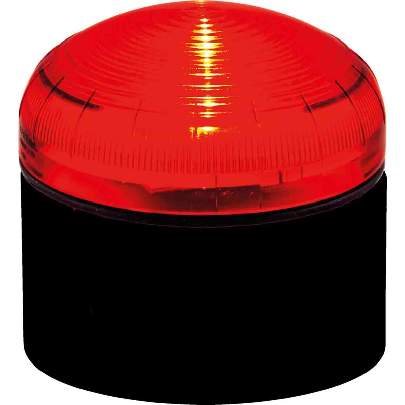 1 pcs - RS PRO Red Multiple Effect Beacon, 12 - 24 V, Screw Mount, LED Bulb, IP66