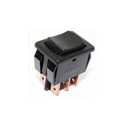 1 pcs : GRS-4023A-1300 - Rocker Switches DPDT BLK ON-OFF-ON