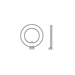 1 pcs : 707200201 - Switch Fixings LOCKING RING W/KEY