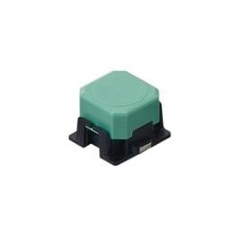 1 pcs : B3AL-1001P - Tactile Switches 2.45N OF Long Stroke Green Button