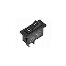 1 pcs : PRGSA1-16F-BB0BW - Rocker Switches PWR ROCKER BLK ON-OFF