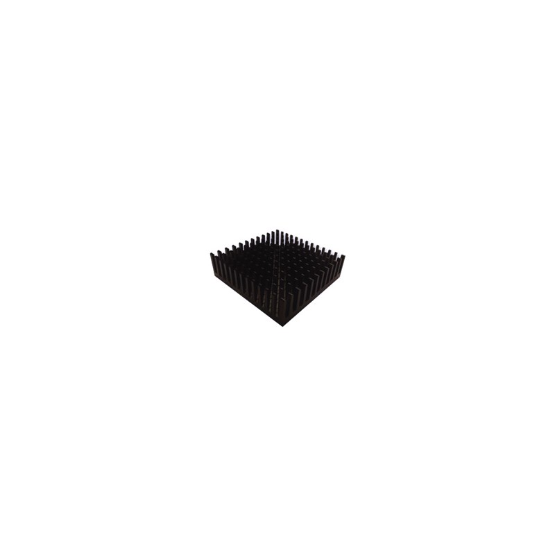 1 pcs - Heatsink, Universal Square Alu, 9K/W, 43.6 x 43.6 x 12.3mm, Adhesive Foil, Conductive Foil