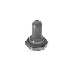 1 pcs : C1131/35 20 - Switch Fixings Toggle Switch Boot Blk Silicone Rubber