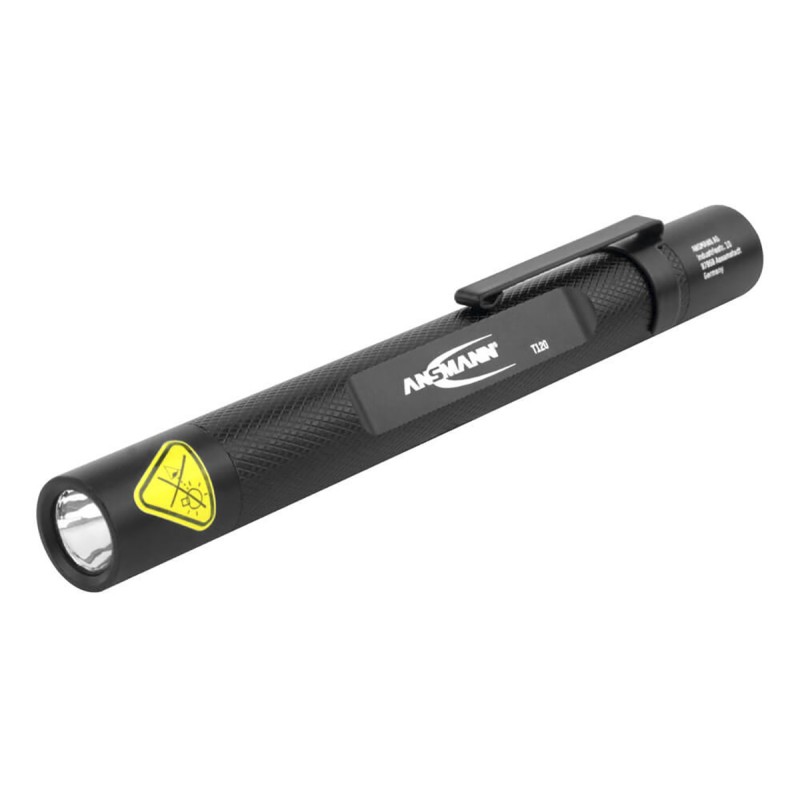 1 pcs - Ansmann T120 LED Pen Torch Black 130 lm, 139 mm