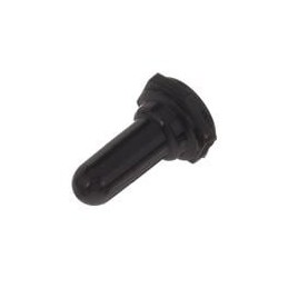 1 pcs : 1131/26 17 - Switch Fixings TOGGLE BOOT, FULL, 15/32-32 UNS-2B THREAD, SILICONE, BLACK