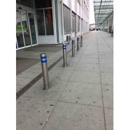 1 pcs - RS PRO Grey Stainless Steel Post