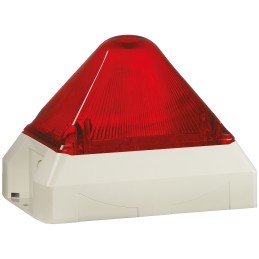 1 pcs - Pfannenberg PY X-M-05 Series Red Flashing Beacon, 230 V ac, Panel Mount, Xenon Bulb