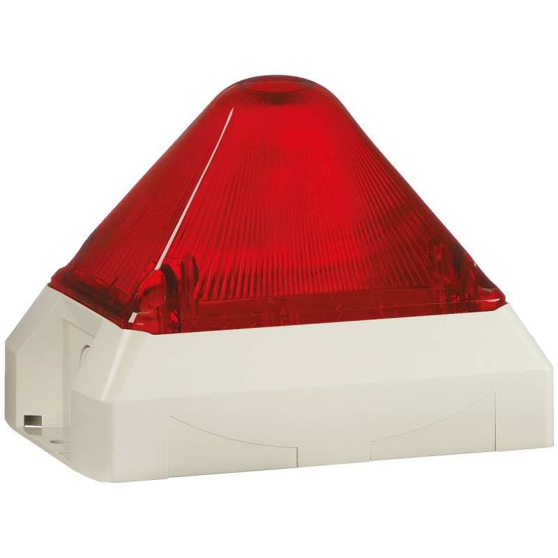 1 pcs - Pfannenberg PY X-M-05 Series Red Flashing Beacon, 230 V ac, Panel Mount, Xenon Bulb