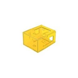 1 pcs : 02-901.4 - Switch Fixings LENS SQ FLAT TLT Yellow