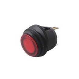 1 pcs : KDH3ALA2RBB - Rocker Switches DPST On-Off Illum 16A 125VAC