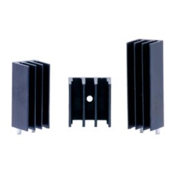 1 pcs - Heatsink, TO-220 and TO-247 Devices and Bridge Rectifiers, 16.28 x 16.3 x 25.4mm, PCB Through Hole