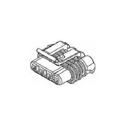1 pcs : 12191366 - Automotive Connectors 4P F LTGRY CONN ASSY 150 SERIES 14 AMPS