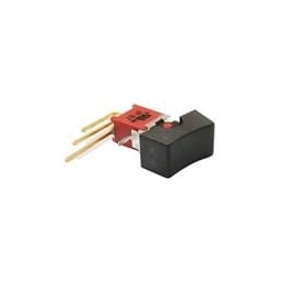 1 pcs : 400AWMSP4R2BLKM6QE - Rocker Switches 5.84mm SPDT 3A 120V