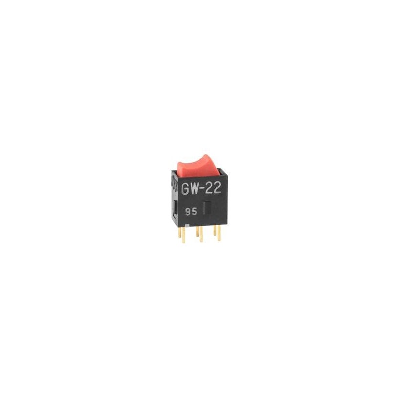 1 pcs : GW22RCP - Rocker Switches DPDT ON-ON RED ROCKER ACTUATOR