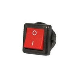 1 pcs : R13-136A-05-BR2 - Rocker Switches SPST OFF-ON RED