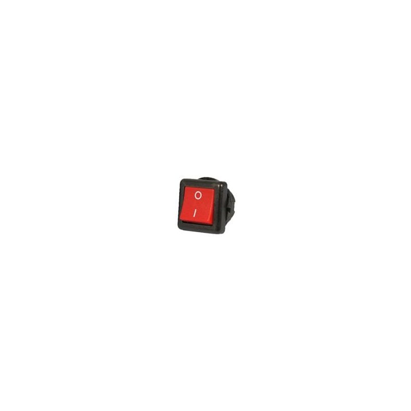 1 pcs : R13-136A-05-BR2 - Rocker Switches SPST OFF-ON RED