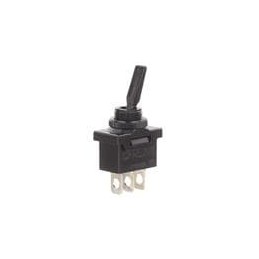 1 pcs : DC100-PB-B - Toggle Switches SP ON-OFF-ON PADDLE BLACK