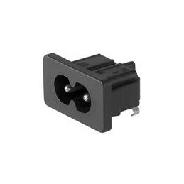 1 pcs : 4300.0103 - AC Power Entry Modules APPLIANCE INLET C8 PCB TERMINAL SNAP N