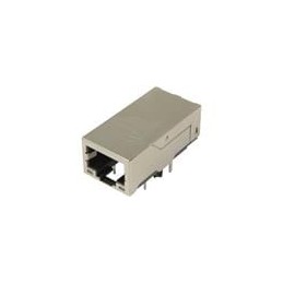 1 pcs : 09455511152 - Modular Connectors / Ethernet Connectors RJ Industrial RJ45 Jack with transformer 10/100 Mbit/s, solder (T
