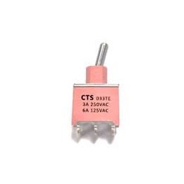 1 pcs : 033TEHSATAB - Toggle Switches Horizon right angle SP on-none-on 7.30 Std. non-thread 6.15 Gold plated