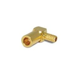 1 pcs : 143103 - RF Connectors / Coaxial Connectors RF Connector SSMB Right Angle Crimp Plug RG-316DB 50 Ohm