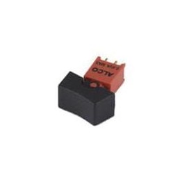 1 pcs : RMS1R102VS2QES - Rocker Switches V-Bracket Slvr SP On-None-On RS