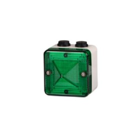 1 pcs - e2s L101FLASHTEL Series Amber, Blue, Clear, Green, Red, Yellow Flashing Beacon, 230 V, Wall Mount, Xenon Bulb