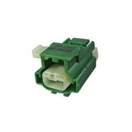 1 pcs : 55200200 - Automotive Connectors 2 way Female APEX 2.8 Sealed Dark Green CONN