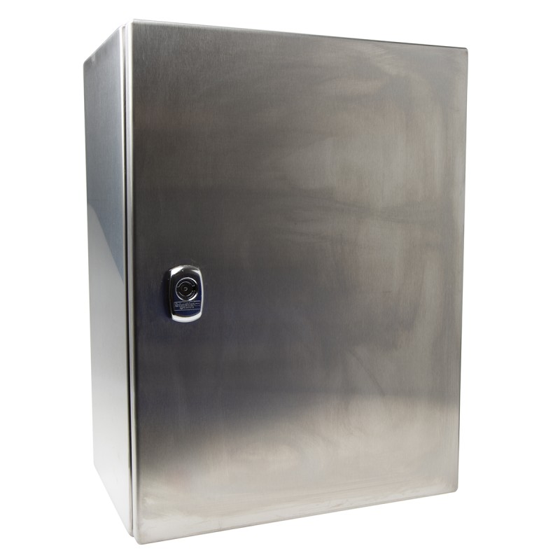 1 pcs - Schneider Electric Spacial S3X Series 304 Stainless Steel Wall Box, IP66, 400 mm x 300 mm x 200mm