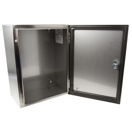 1 pcs - Schneider Electric Spacial S3X Series 304 Stainless Steel Wall Box, IP66, 400 mm x 300 mm x 200mm
