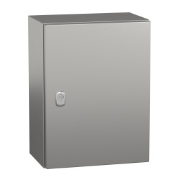 1 pcs - Schneider Electric Spacial S3X Series 304 Stainless Steel Wall Box, IP66, 400 mm x 300 mm x 200mm