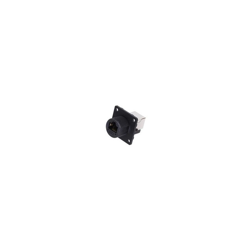 1 pcs : RCP-5SPFFH-SSM7001 - Modular Connectors / Ethernet Connectors RJ45 F-F Size C Waterproof Square