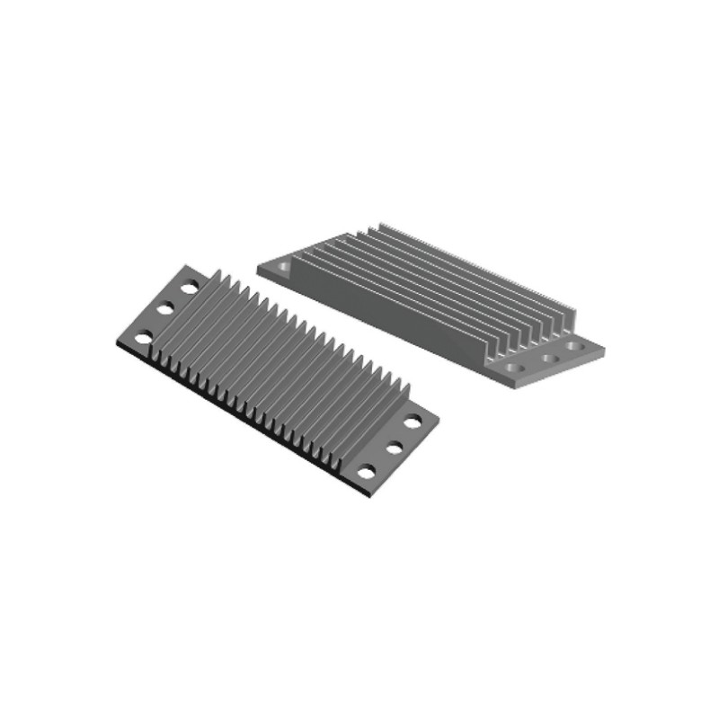 1 pcs - Heatsink, 1/8 Brick DC/DC Converter, 57.9 x 22.9 x 11.4mm, Screw