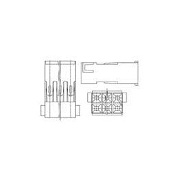 1 pcs : 68105-002LF - Headers & Wire Housings HSG .100' DR POL.