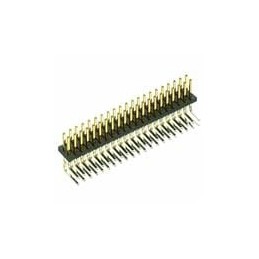 1 pcs : M50-3901242 - Headers & Wire Housings 12+12 DIL PIN HDR HORIZ Au/Sn