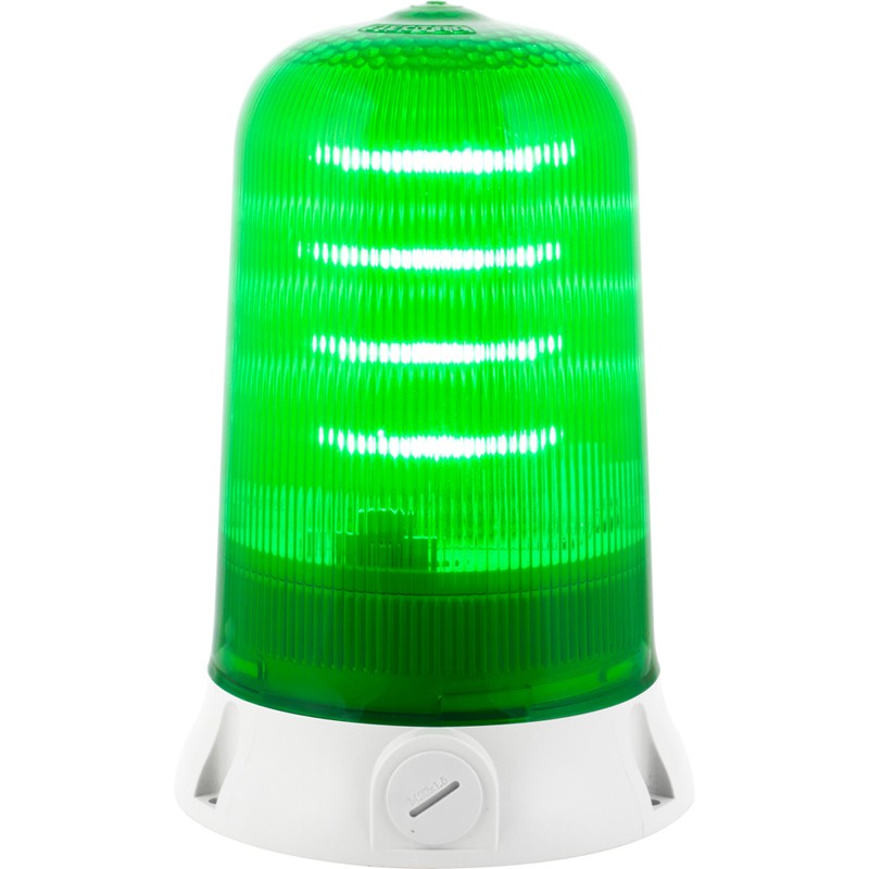 1 pcs - RS PRO Green Multiple Effect Beacon, 90 - 240 V, Base Mount, LED Bulb, IP65