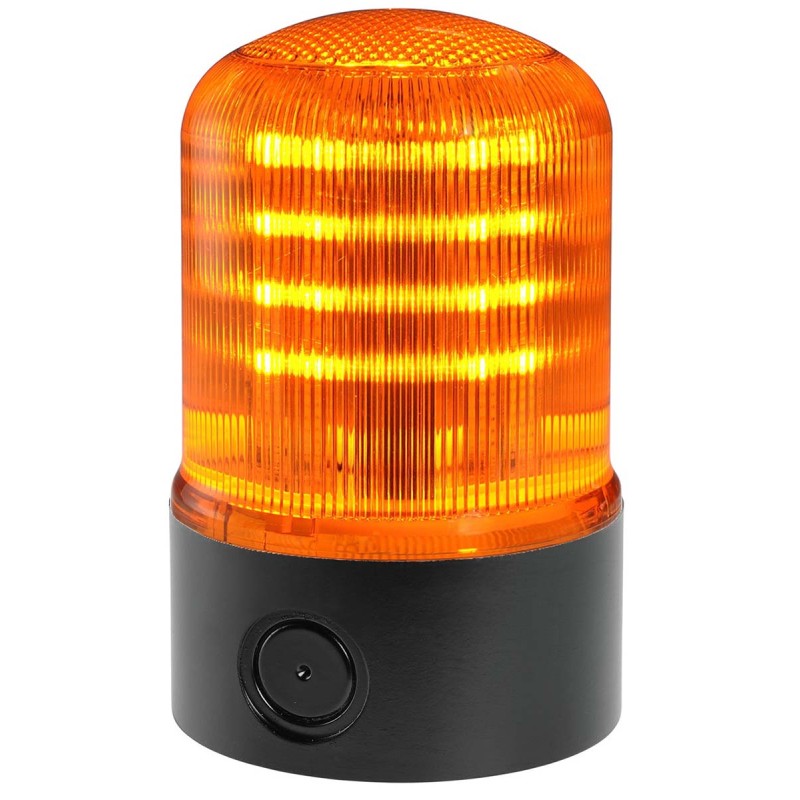 1 pcs - RS PRO Amber Multiple Effect Beacon, 12 V ac/dc, 24 V ac/dc, Base Mount, LED Bulb