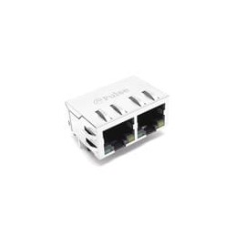 1 pcs : JXR8-1003NL - Modular Connectors / Ethernet Connectors RJ45 1x2 Cat5e Pin-in-Paste